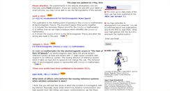 Desktop Screenshot of aliceinphysics.com